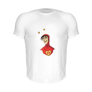 Camiseta Slim Nerderia e Lojaria chapolin cartoon Branca