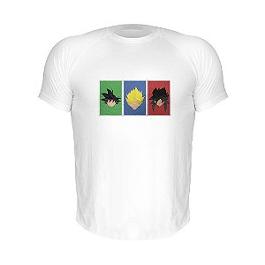 Camiseta Slim Nerderia e Lojaria dragon ball Branca