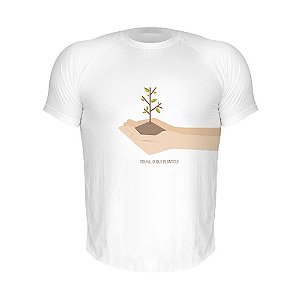 Camiseta Slim Nerderia e Lojaria colha Branca