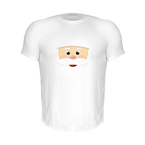 Camiseta Slim Nerderia e Lojaria natal papai noel Branca