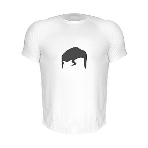 Camiseta Slim Nerderia e Lojaria superman minimalista Branca