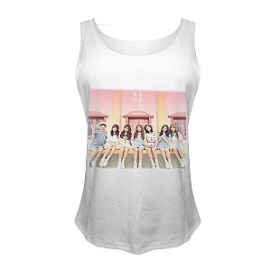 Camiseta Regata Nerderia e Lojaria kpop sonamoo coreanas Branca