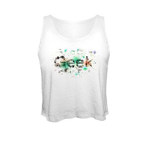 Cropped Nerderia e Lojaria geek BRANCA