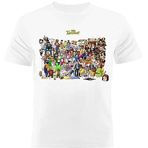 Camiseta Basica Nerderia e Lojaria coisas da net Branca