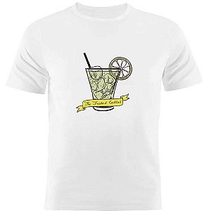 Camiseta Basica Nerderia e Lojaria fresh cocktail Branca
