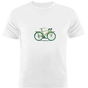 Camiseta Basica Nerderia e Lojaria eco bike Branca