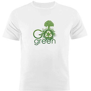 Camiseta Basica Nerderia e Lojaria go green 2 Branca