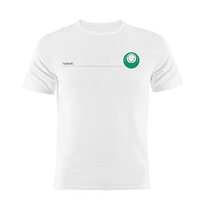 Camiseta Basica Nerderia e Lojaria palmeiras Branca