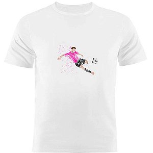 Camiseta Basica Nerderia e Lojaria soccer Branca