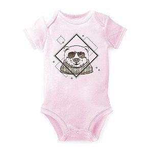 Body Nerderia e Lojaria urso fashion ROSA