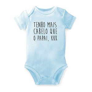 Body Nerderia e Lojaria cabelo papai AZUL