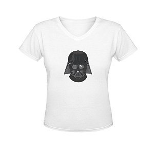 Camiseta Gola V Nerderia e Lojaria star wars darth vader 3 BRANCA