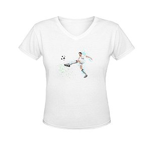 Camiseta Gola V Nerderia e Lojaria soccer 2 BRANCA