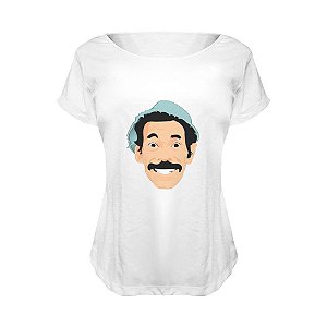 Camiseta Baby Look Nerderia e Lojaria seu madruga BRANCA