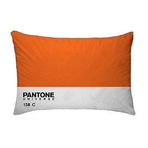 Fronha Para Travesseiros Nerderia e Lojaria pantone laranja colorido