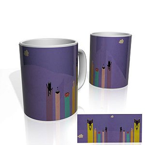 Caneca decorativa Nerderia e Lojaria game colors colorido