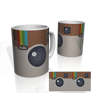 Caneca decorativa Nerderia e Lojaria insta colorido