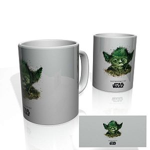 Caneca decorativa Nerderia e Lojaria star wars poster2 colorido