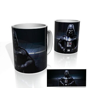 Caneca decorativa Nerderia e Lojaria vader03 colorido