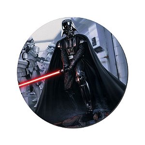 MOUSE PAD GAMER PEQUENO 20x24 cm Nerderia e Lojaria vader3 colorido