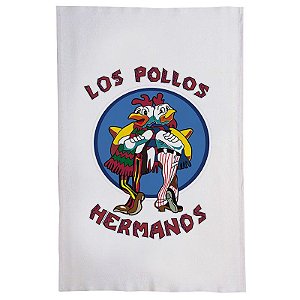 Pano De Prato Descorativo Nerderia e Lojaria los pollos hermanos colorido