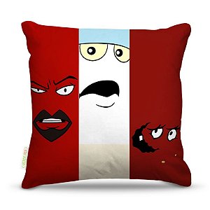 Almofada 45 x 45cm  Nerderia e Lojaria aqua teen02 colorido