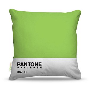 Almofada 40 x 40cm Nerderia e Lojaria pantone verde colorido