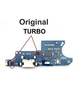 Placa Conector de Carga Moto E7 Power XT2097