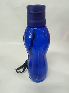 Garrafa Squeeze Estilo Tupperware Azul 500ml Livre de BPA Com 5 Unidades
