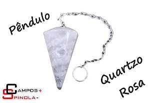 Pêndulo Quartzo Rosa