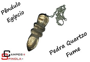 Pêndulo Egípcio Quartzo Fumê