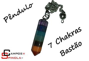 Pêndulo 7 Chakras Bastão