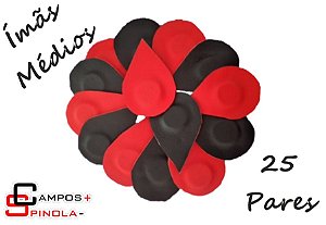 25 Pares de Ímãs Médios