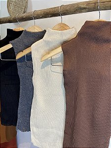 Blusa Italina canelada