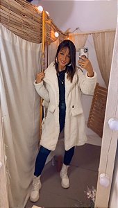 Sobretudo Luxo off white
