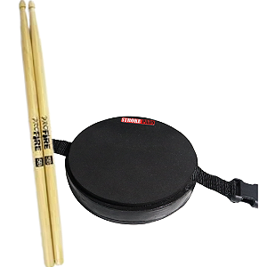 Kit Pad 6'' p/ Perna Stroke Pads S02P + Baqueta ProFire 5B