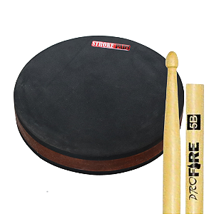 Kit Pad 7,5'' Dupla Face EVA 7mm + Baqueta ProFire 5B