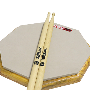 Pad de Estudo 10'' Stroke Pads R02 + Baqueta ProFire 5A PM