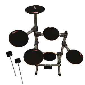 Bateria de Estudos Stroke Pads 6 Peças BAT02 (EVA Preto 7mm)