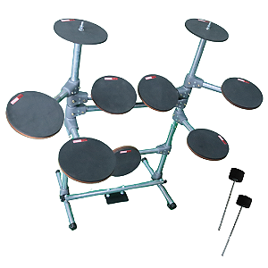 Bateria de Estudos 9 Peças Stroke Pads BAT05 (EVA Preto 7mm)
