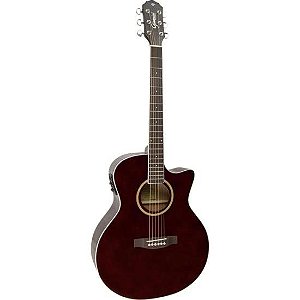 Violão Giannini GSF3 CEQ Eletro Aço Translucent Dark Wine