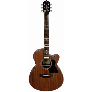 Violão Giannini Perform GGC Plus Eletro Aço Walnut Satin