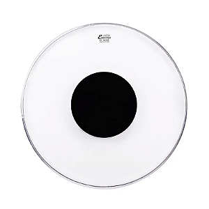 Pele 22'' Encore Controlled Sound Clear Transparente com Círculo Preto by Remo