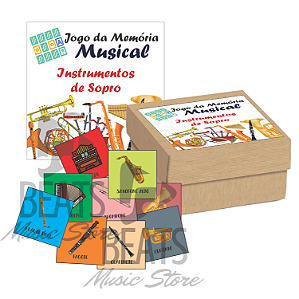 Jogo da Memória Musical - INSTRUMENTOS DE SOPRO (38 Peças Coloridas)