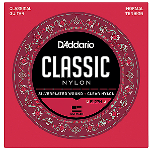 Encordoamento D'addario Violão Nylon Normal Tension EJ27N