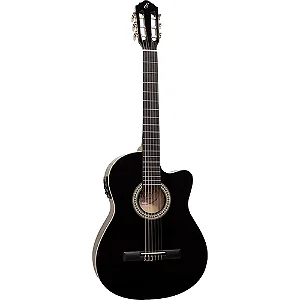 Violão Gianinni Eletroacústico Flat Cutaway Nylon NF-14 Preto