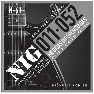Encordoamento NIG Para Guitarra N61