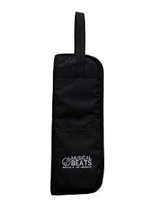 Bag p/ Baquetas Personalizado Musical Beats Preta