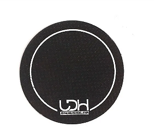 Pad Single Kick Heavy Gel Poliester Preto - LHD DRUMHEAD