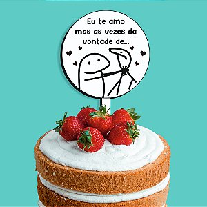 Topo de bolo BENTO CAKE N°7